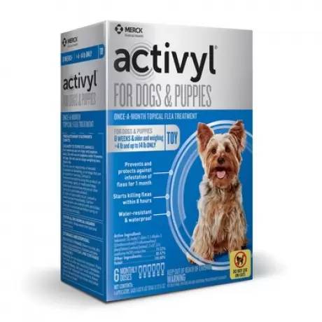 Activyl for Dogs - Over 4-14 lbs, 6 Month Supply
