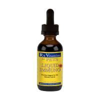 RX Vitamins Immuno Chicken Flavored Liquid Immune Supplement for Cats Dogs 4 oz Bottle