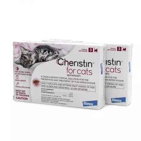 Cheristin for Cats - 6 Month Supply Flea Preventative