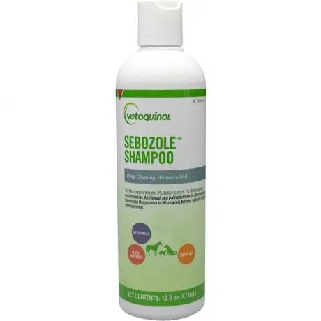 Vetoquinol Sebozole Medicated Shampoo 16 oz
