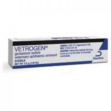 Vetrogen gentamicin sulfate Ophthalmic eye Ointment for dogs and cats