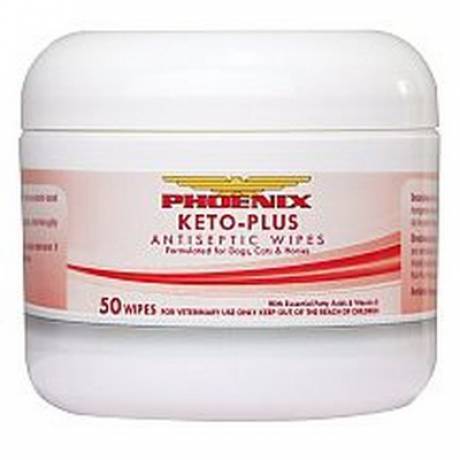 Keto-Plus Antiseptic Wipes for Dogs and Cats