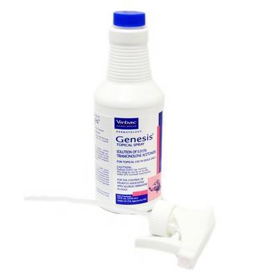 Topical steroid spray for dogs