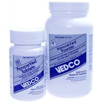 pancreatic enzymes for dogs pancreved pancreatic enzyme powder and tablets by vedco pancreatic enzymes for dogs pancreved pancreatic enzyme powder and tablets by vedco