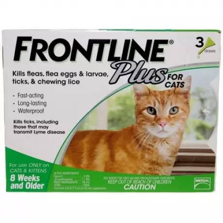 Frontline Plus for Cats 3 Doses
