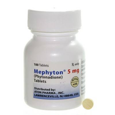 Mephyton 5 mg Vitamin K for Dogs and Cats  VetRxDirect
