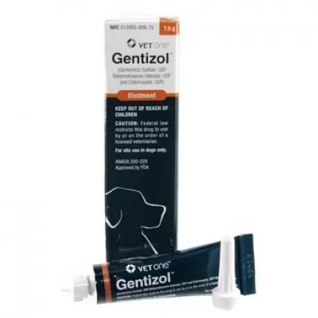 Gentizol Ointment for Dog Ear Infections 7.5gm