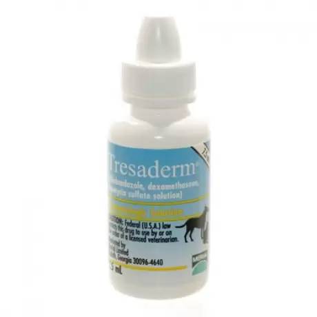 Tresaderm Solution for Dogs and Cats 7.5mL Bottle