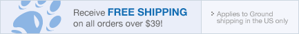 Free shipping on orders over $39