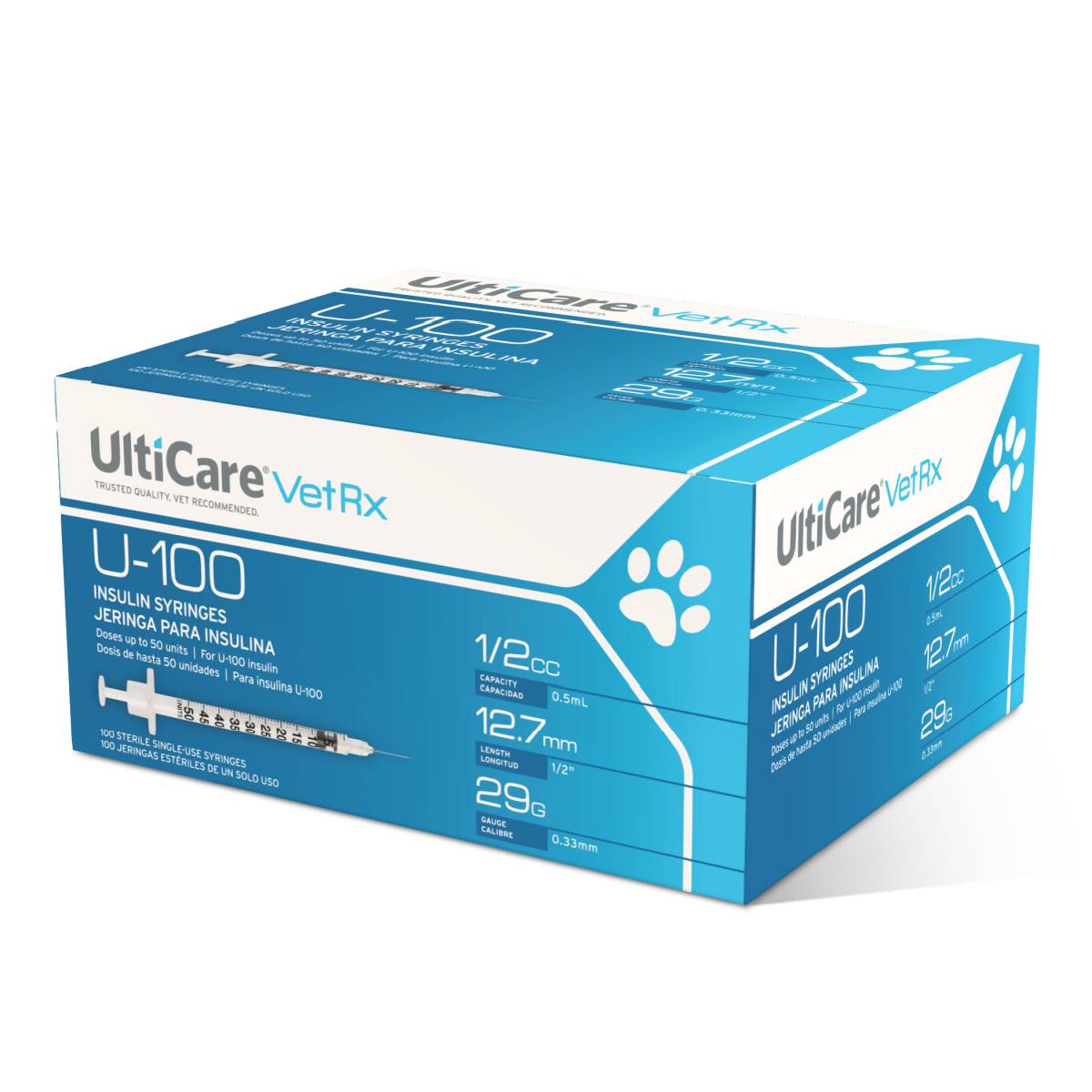 U 100 Insulin Syringes For Diabetic Cats And Dogs Vetrxdirect