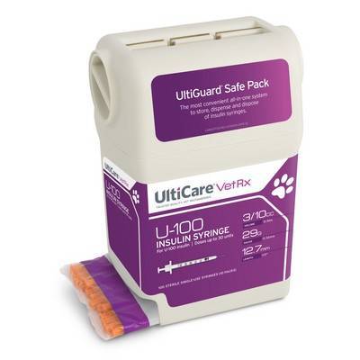 U 100 Insulin Syringes For Diabetic Cats And Dogs Vetrxdirect