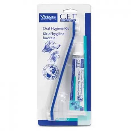 C.E.T. Oral Hygiene Kit with Dog Toothbrush
