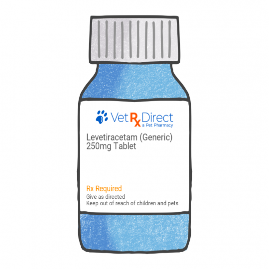 Levetiracetam tablets for dogs with seizures