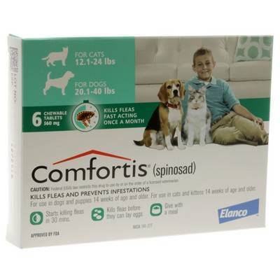 comfortis flea chewable vetrxdirect tick