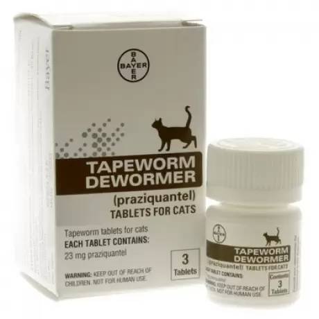 Tapeworm Dewormer for Cats (3 Tablets), On Sale