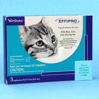 Image showcasing Effipro for Cats - Topical Flea Control for Cats | VetRxDirect