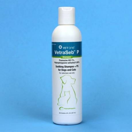 VetraSeb P +PS 8oz Shampoo for Dogs and Cats