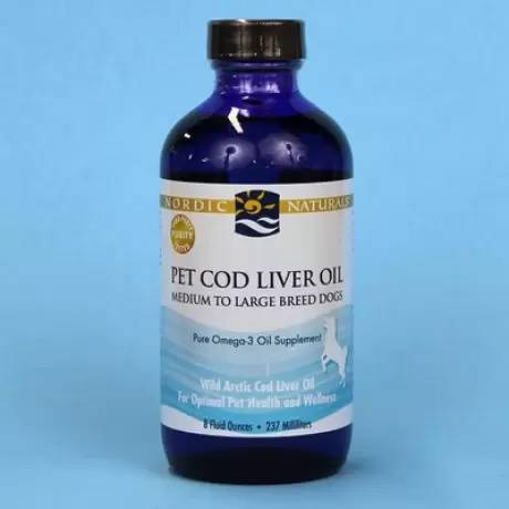 Nordic Naturals Pet Cod Liver Oil for Medium to Large Dogs 8oz