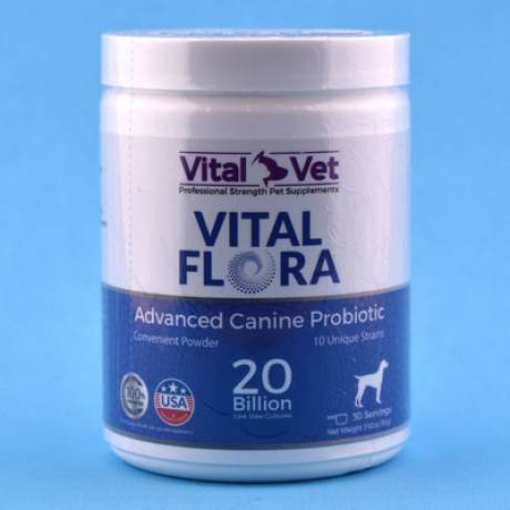 Vital Flora for Dogs, 20 Billion Live, Raw Cultures