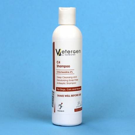 C4 4% Chlorhexidine Shampoo for Dogs and Cats 8oz