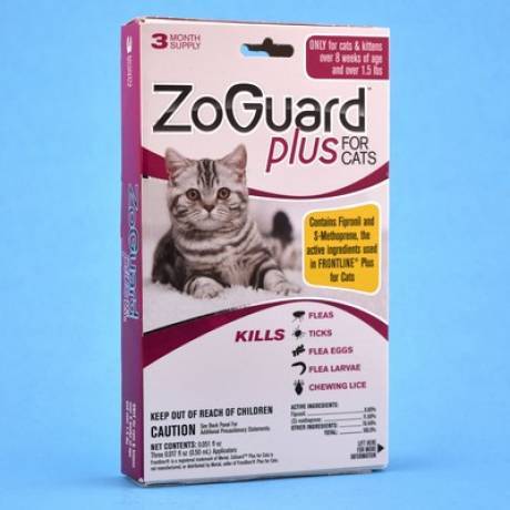 Zoguard plus discount for cats