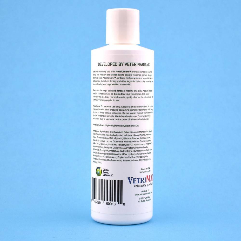 AtopiCream Diphenhydramine Lotion for Dogs and Cats VetRxDirect