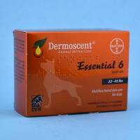 Dermoscent Essential 6 Spot-On for Medium Dogs 22-45 Pounds, 4 Tubes