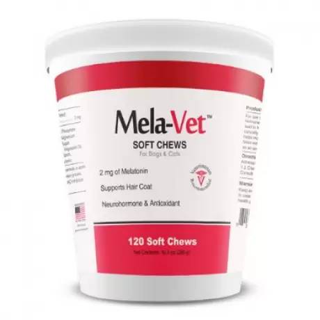 Mela-Vet Melatonin Soft Chews for Dogs and Cats