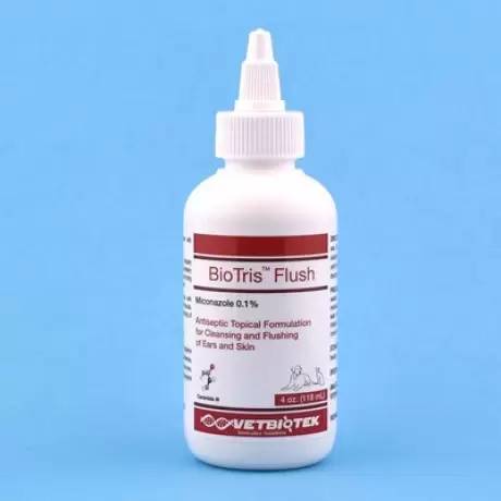 BioTris Flush Miconazole for Dogs and Cats - 4oz