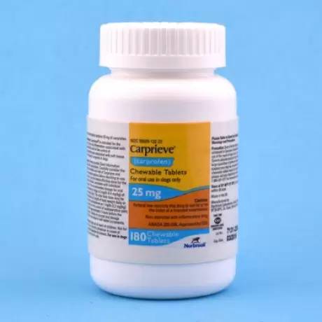 Carprieve (carprofen) Chewable Tablets for Dogs - 25mg, 180 Tabs