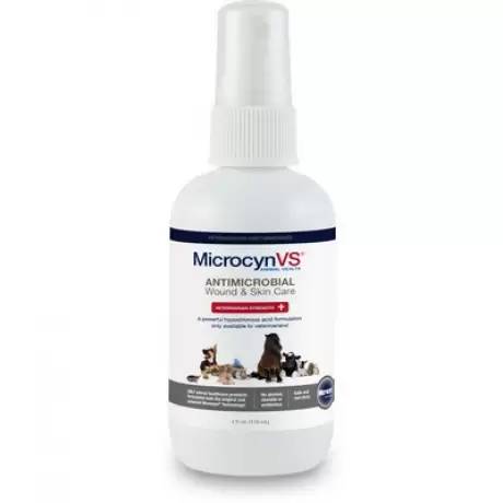 MicrocynVS for Dogs and Cats - Antimicrobial Wound and Skin Care, 4oz