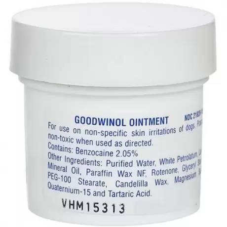 Goodwinol Ointment is an ointment for the treatment of demodectic and follicular mange of dogs.
