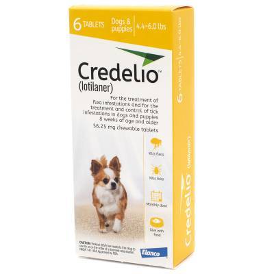 credelio weight ranges