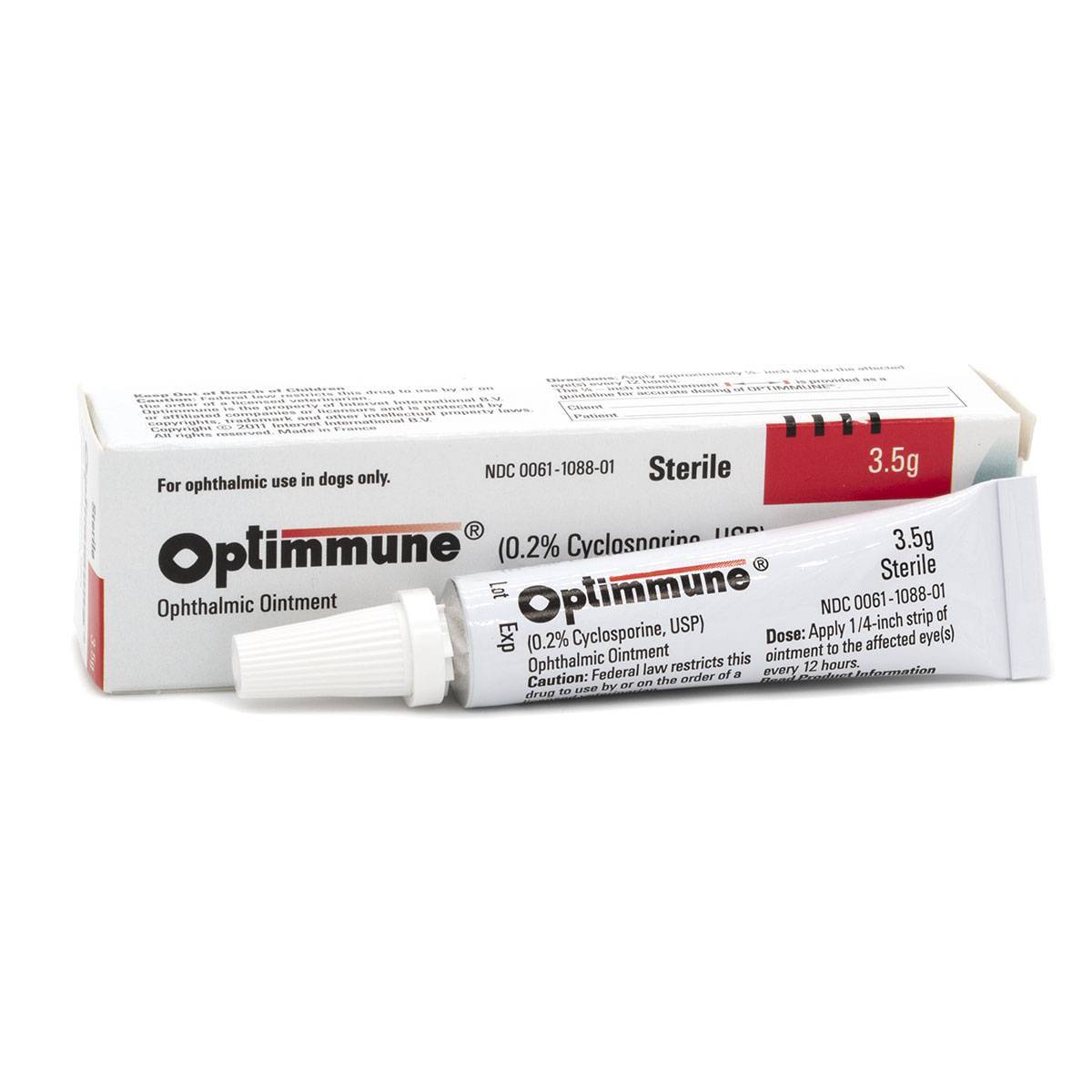 Optimmune Cyclosporine Eye Ointment for Dogs