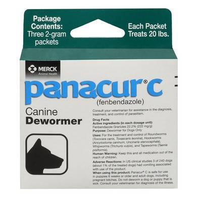 panacur flea treatment