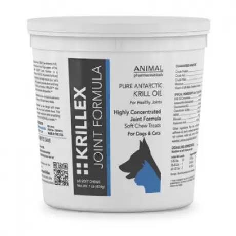 Krillex Joint Formula for Dogs and Cats - 60 Soft Chews, 1lb