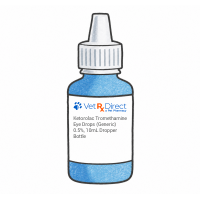 Ketorolac Tromethamine Eye Drops (Generic) 0.5%, 10mL Dropper Bottle
