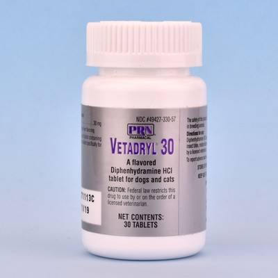 Vetadryl: Diphenhydramine for 