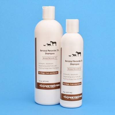 shampoo peroxide benzoyl dogs coat skin vetrxdirect shampoos cat dog viewing