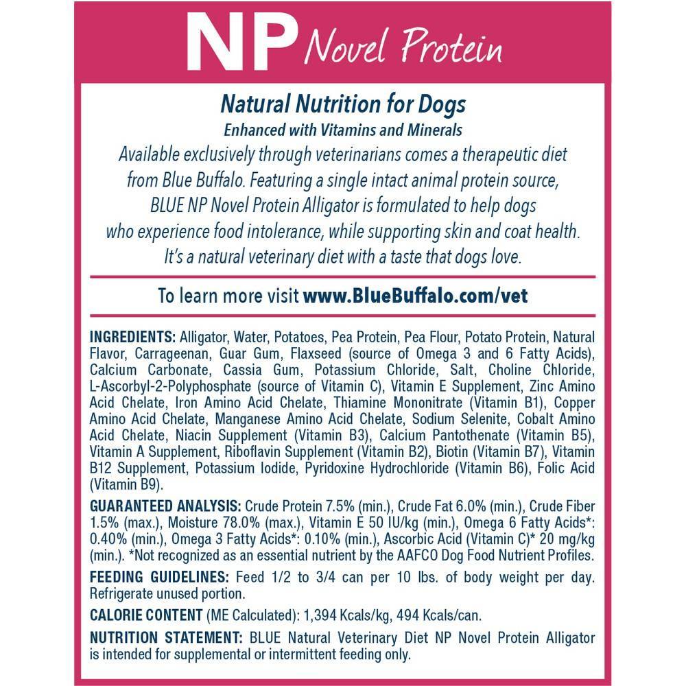 NP Novel Protein Dog Food Natural Alligator VetRxDirect