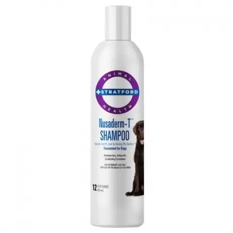 Nusaderm-T Dog Shampoo 12oz Bottle