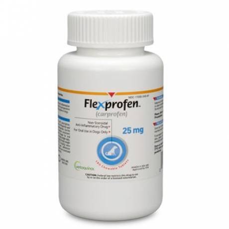 Flexprofen for Dogs (carprofen) - 25mg, 180 Chewable tablets