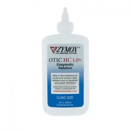 Zymox Otic for Dogs and Cats with Hydrocortisone - 8oz Bottle