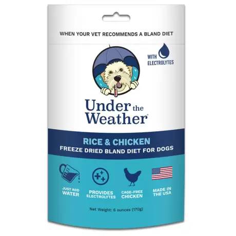 Under the Weather for Dogs - Chicken and Rice, 6oz Bag