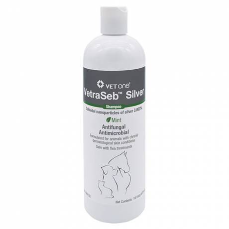 VetraSeb Silver for Dogs and Cats - Shampoo, 16oz Mint