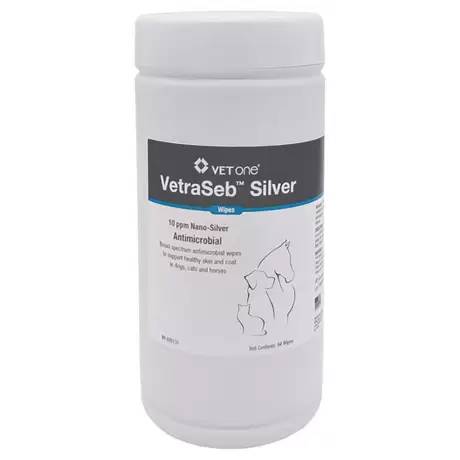 VetraSeb Silver for Dogs and Cats - Wipes, 84ct