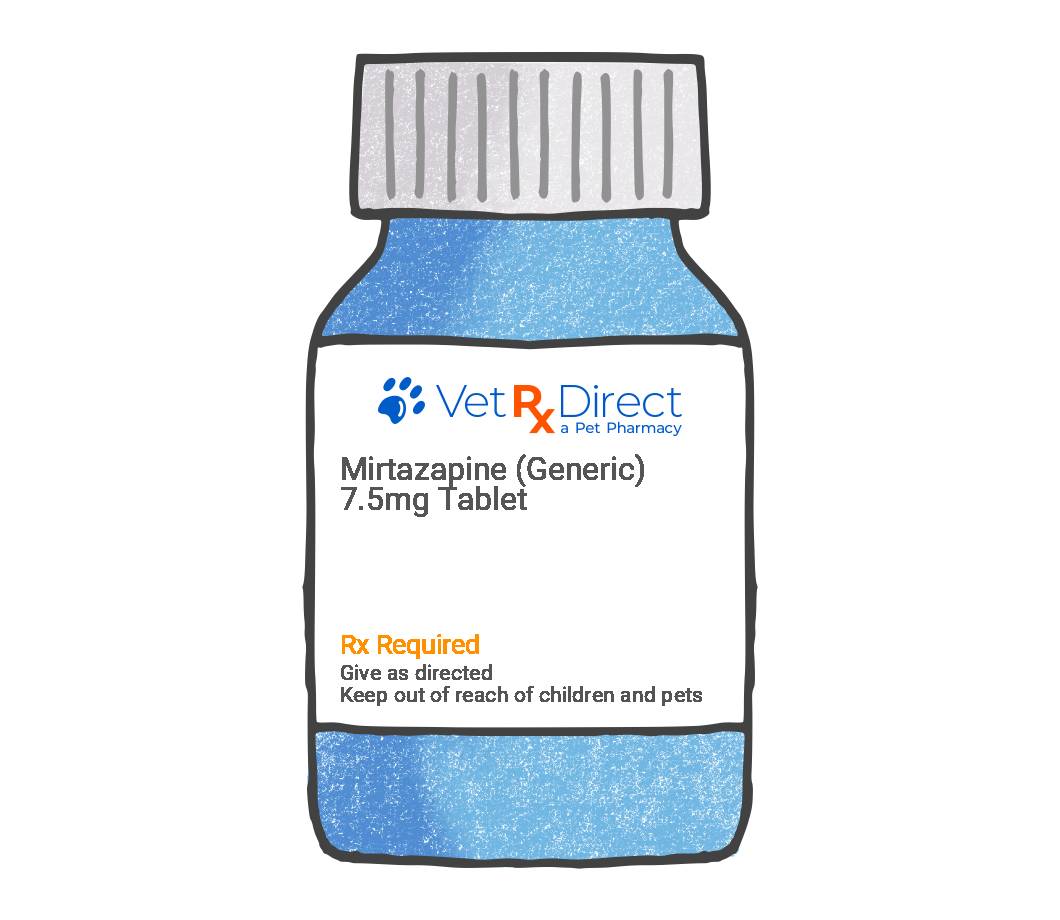 how long for mirtazapine to work dog