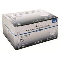 VetriJec U-40 Insulin Syringes 1cc, 29G, 1/2 inch, 100ct; ?>