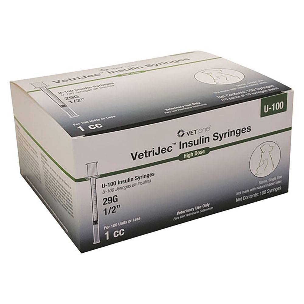 Vetone U 100 Insulin Syringes Diabetes In Pets Vetrxdirect Vetone U 100 Insulin Syringes Diabetes In Pets Vetrxdirect