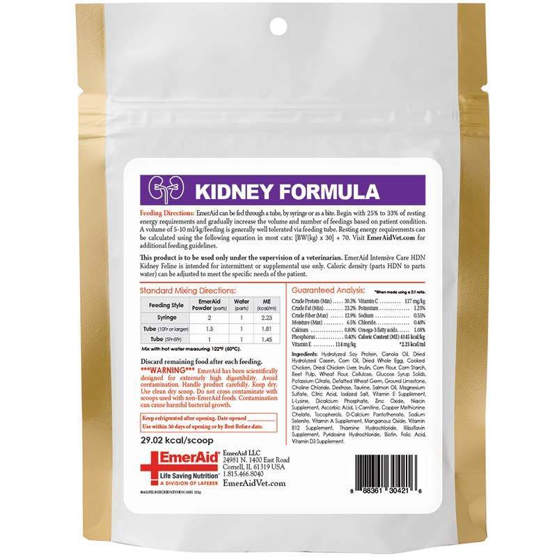 Emeraid Intensive Care HDN Feline Kidney Formula VetRxDirect 100g Bag